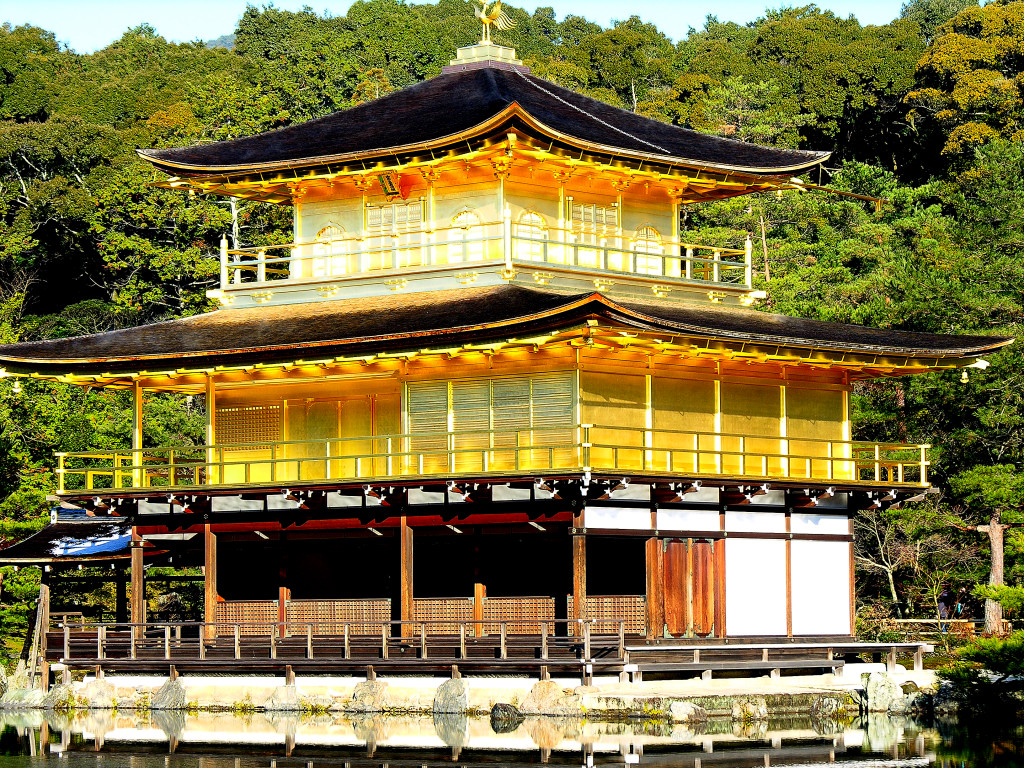 The Kinkakuji Temple of winter