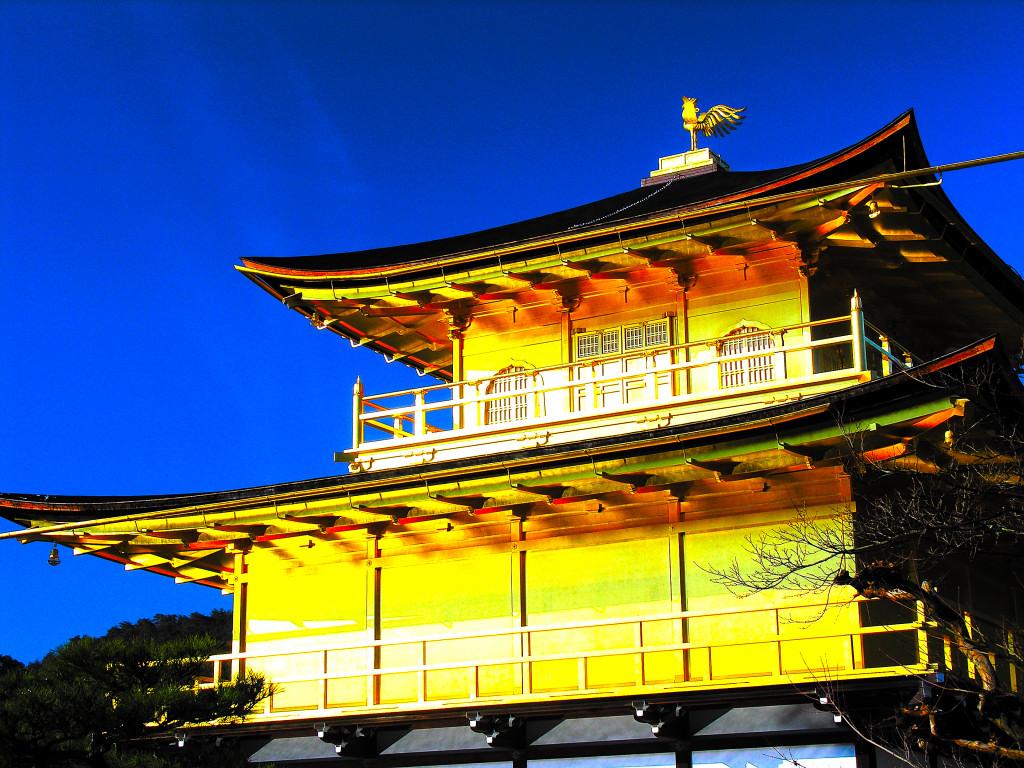 Kinkakuji Temple   Golden winter