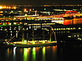 神戸大橋と第一突堤の夜景